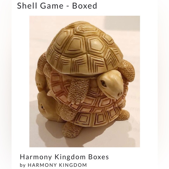 Harmony Kingdom | Art | Retired 993 Harmony Kingdom Shell Game Piece ...